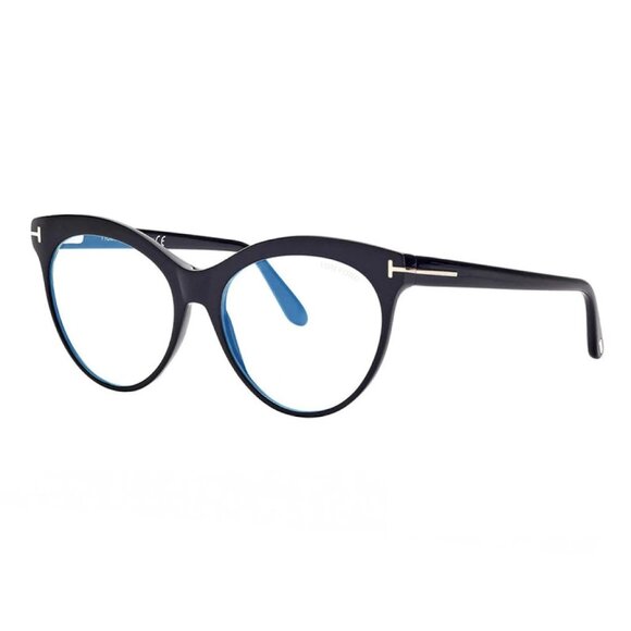 NEW TOM FORD EYEGLASSES BLACK WOMEN CAT EYE EYEWEAR - Picture 1 of 3